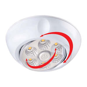 Led Lights Fittings: 9-33V Adjustable Swivel Lamp with On/Off Switch