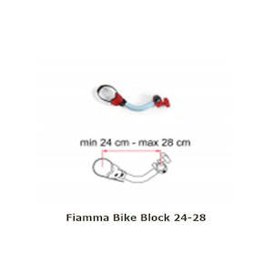 Bike Racks: FIAMMA BIKE BLOCK PRO 2 RED 230MM FOR CARRY-BIKE