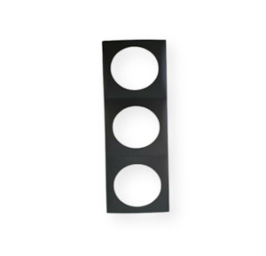 Berker Black Triple Frame