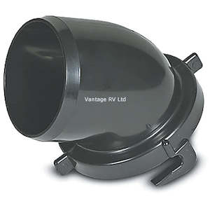 Black Water Plumbing: 45 degree Sewer Hose Adaptor