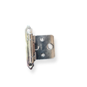 5 pairs of Decorative Semi Concealed Chrome Finished hinge