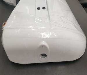 Vehicle Body Panels: Dethleffs Esprit rear LHS Lower Bumper 2015-16 short version