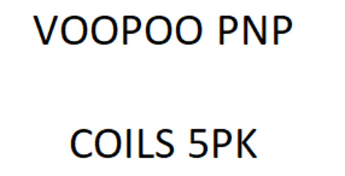 E Juice: VOOPOO PNP COILS 5PK