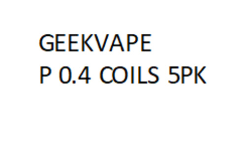 GEEKVAPE P0.4 COILS 5PK