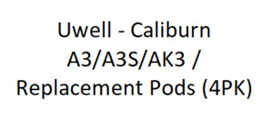 Uwell - Caliburn A3/A3S/AK3 / Replacement Pods (4PK)