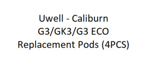 Accessories: Uwell - Caliburn G3/GK3/G3 ECO Replacement Pods (4PCS)