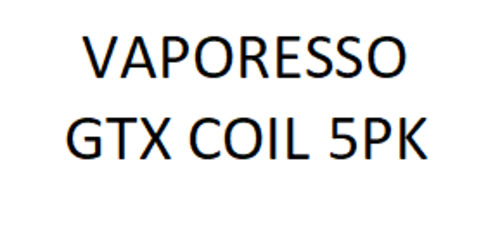 VAPORESSO GTX COIL 5PK