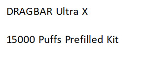DRAGBAR Ultra X 15000 Puffs Prefilled Kit