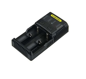 Batteries Chargers: Nitecore Intellicharger SC2 2-slot Charger