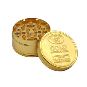 50mm Golden Herb Grinder 3 Pieces