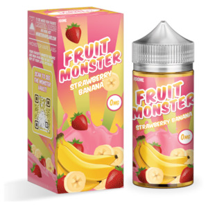 Monster 2 Get 1 Free: Fruit Monster - Strawberry Banana - 100ml