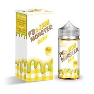 Monster 2 Get 1 Free: Jam Monster - PB & Banana - 100ml