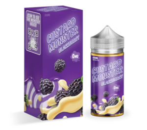 Monster 2 Get 1 Free: Custard Monster - Blackberry - 100ml