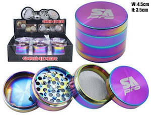 Dry Herb Grinder: Stone Age Pro 4 Piece Laser Cut Grinder