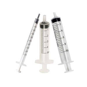 Disposable Syringe With 18G Blunt Tip - Sizes 1ml, 3ml, 5ml and 10ml