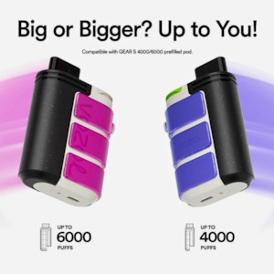 Refillable Pods And Mods: Vozol Gear S 4000/6000 Replacement Device New