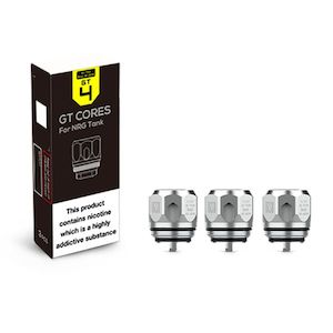 Atomizer And Coil: Vaporesso GT4 Clapton Quad Coil GT Core / NRG / Revenger / Caskade Mini Tanks / Swag Coil Heads - Pack of 3