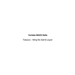 All Vape: Vorteke Maxx Salts 18mg