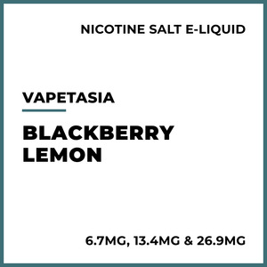 Vapetasia Salts - Blackberry Lemon