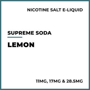 E Liquid Beverage: Supreme Soda Salts - Lemon