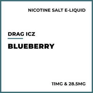 E Liquid Mint Iced Menthol: DRAG ICZ Salts - Blueberry