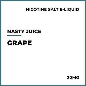 E Liquid Mint Iced Menthol: Nasty Juice Salts - Grape