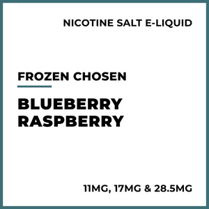 E Liquid Candy: Frozen Chosen Salts - Blueberry Raspberry