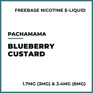 E Liquid Creamy: Pachamama Desserts - Blueberry Custard