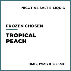 E Liquid Creamy: Frozen Chosen Salts - Tropical Peach