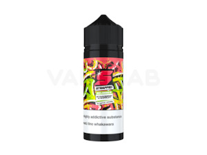 0mg E Liquid: Strapped Reloaded - Strawberry Kiwifruit