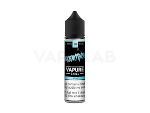 0mg E Liquid: VAPURE - Menthol