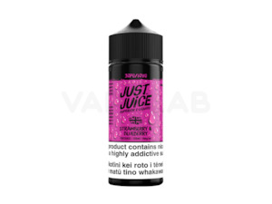 0mg E Liquid: Just Juice - Strawberry Blueberry