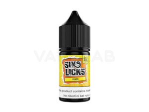 35mg Salts: Six Licks Salts - Peach