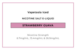 Nicotine Salts: Vapetasia Iced Salts - Strawberry Guava