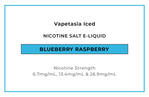 Nicotine Salts: Vapetasia Iced Salts - Blueberry Raspberry