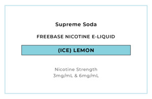 Supreme Soda (Ice) - Lemon