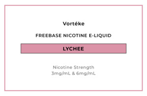 E Liquid Mint Iced Menthol: Vortéke Maxx - Lychee