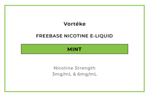 E Liquid Mint Iced Menthol: Vortéke Maxx - Mint