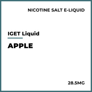 E Liquid Fruit: IGET Liq Salts - Apple