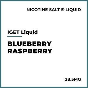 E Liquid Fruit: IGET Liq Salts - Blueberry Raspberry