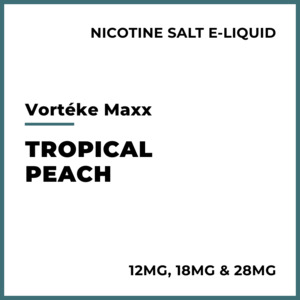 E Liquid Fruit: Vortéke Maxx Salts - Tropical Peach