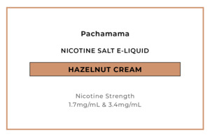 E Liquid Creamy: Pachamama Desserts - Hazelnut Cream