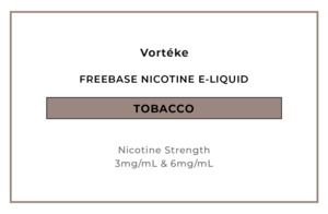 E Liquid Tobacco: Vortéke Maxx - Tobacco