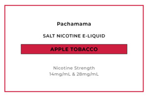 E Liquid Tobacco: Pachamama Salts - Apple Tobacco
