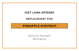 IGET LUNA KP13000 Replacement Pod - Pineapple Kiwifruit