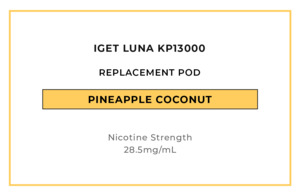 IGET LUNA KP13000 Replacement Pod - Pineapple Coconut