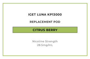 IGET LUNA KP13000 Replacement Pod - Citrus Berry