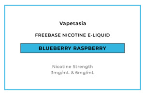 3mg E Liquid: Vapetasia - Blueberry Raspberry