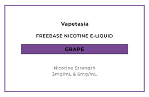 3mg E Liquid: Vapetasia - Grape