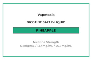 Vapetasia Salts - Pineapple